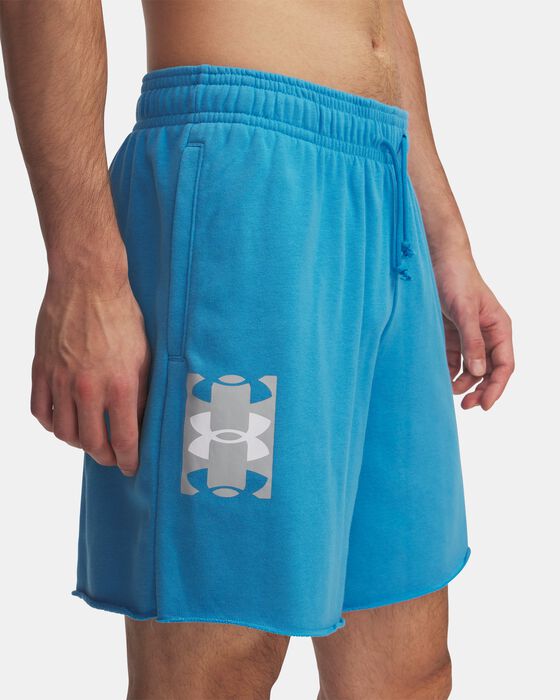Men's UA Rival Terry Logo 8" Shorts Men's UA Rival Terry Logo 8" Shorts image number 3