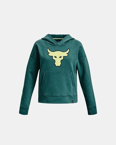 Girls' Project Rock Heavyweight Terry Brahma Bull Hoodie