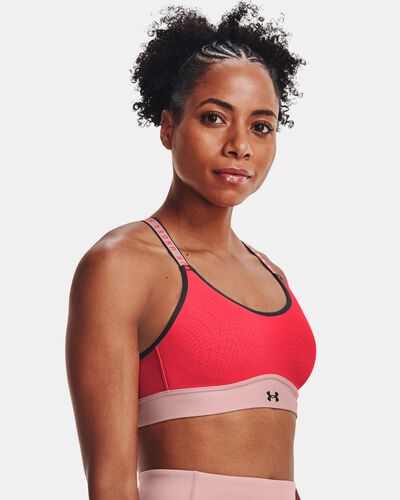 Women's UA Infinity Mid Blocked Sports Bra