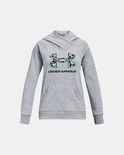 Girls' UA Rival Fleece Core Logo Hoodie