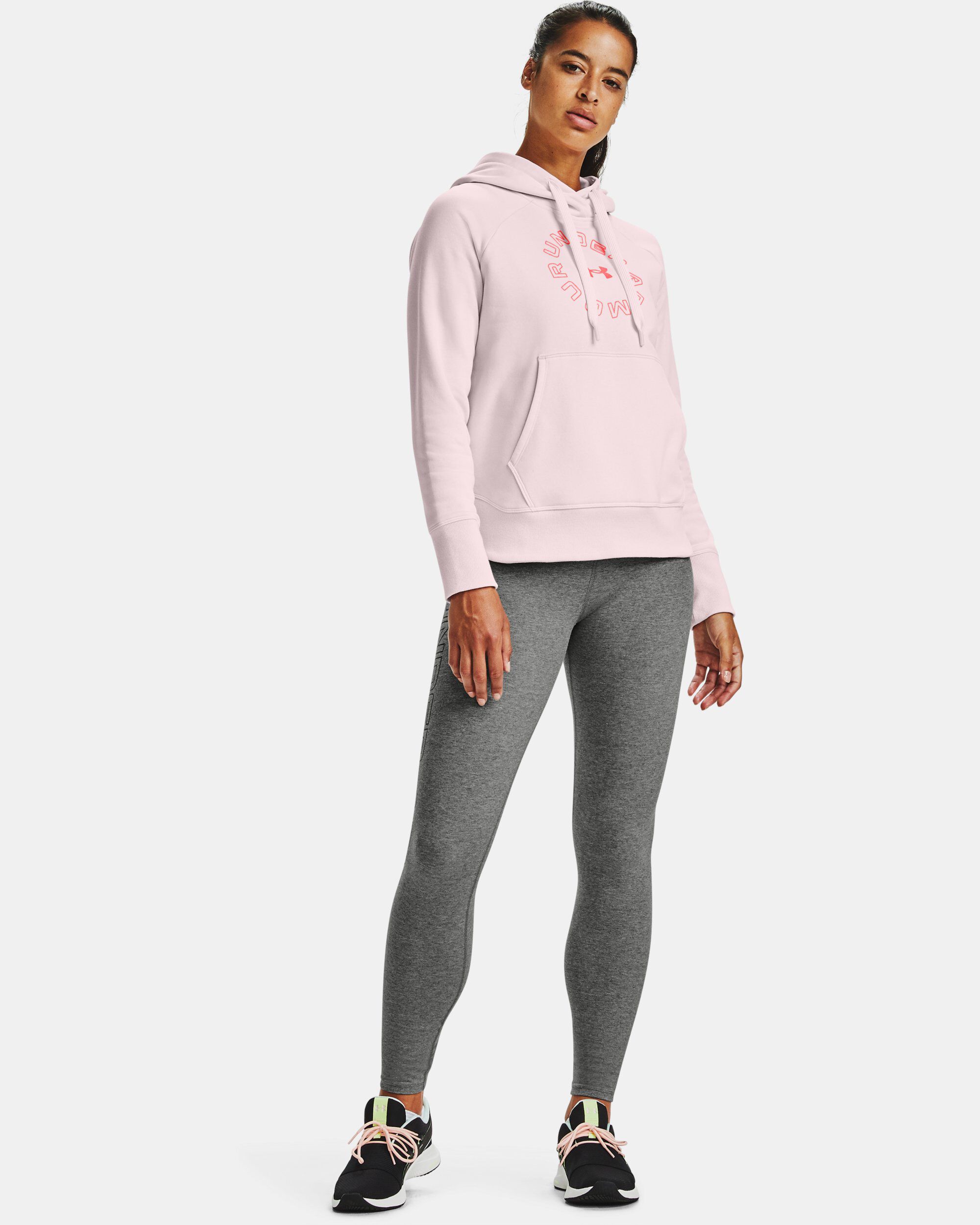 Women's ua rival fleece metallic hoodie hotsell