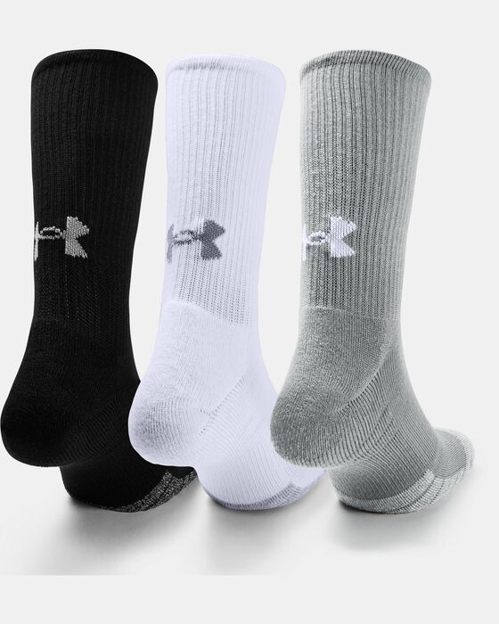 Adult HeatGear® Crew Socks 3-Pack image number 2