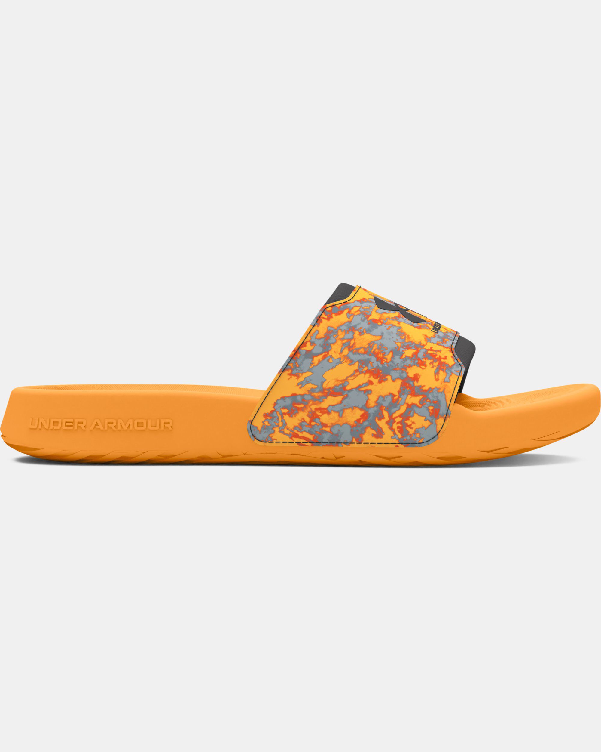 Buy Men s UA Ignite Select Graphic Slides Orange in Dubai UAE Under Armour