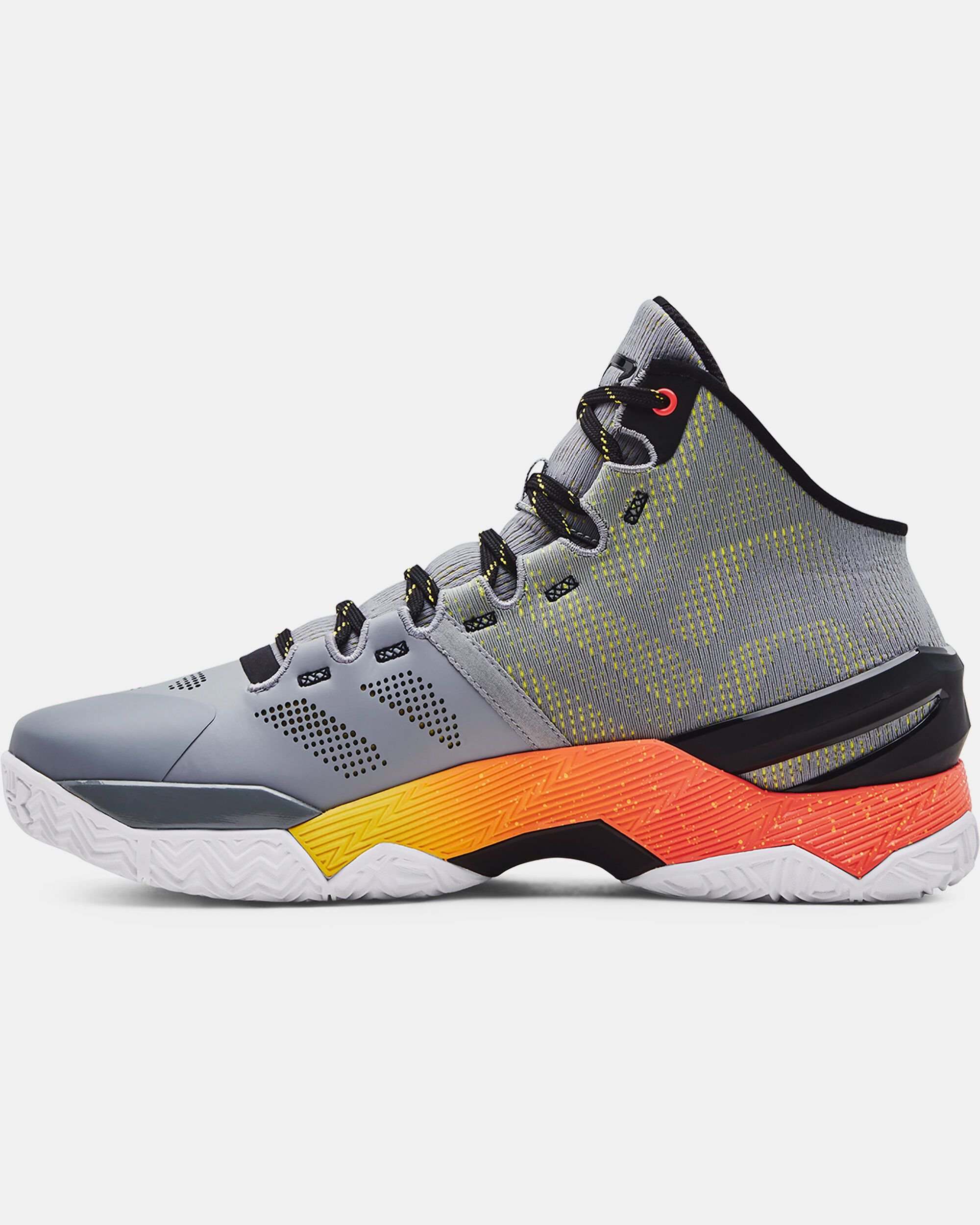 Under armour curry deals 2 grey kids