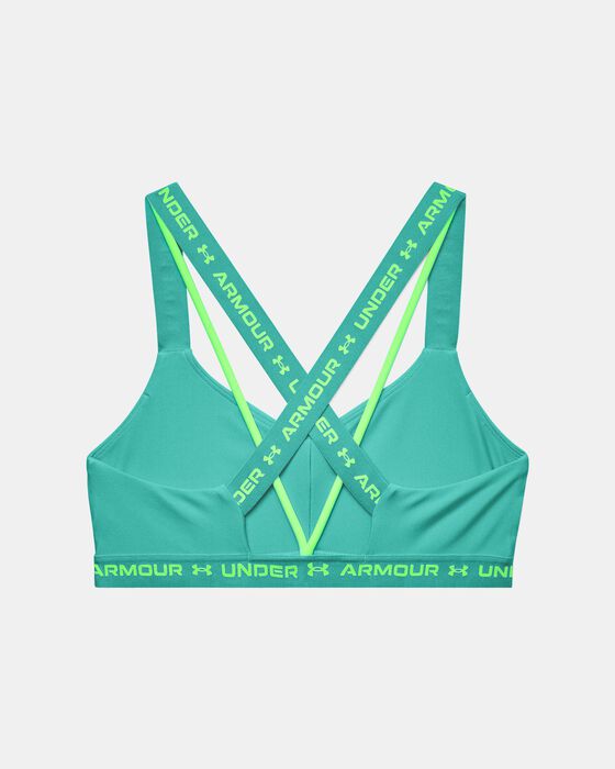 Women's UA Crossback Low Sports Bra image number 8