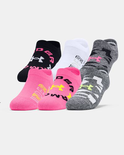 Girls' UA Essentials No Show – 6-Pack