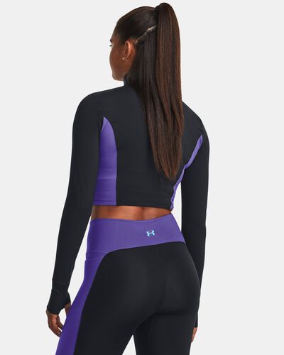 Women's Project Rock Lets Go Crop Full-Zip