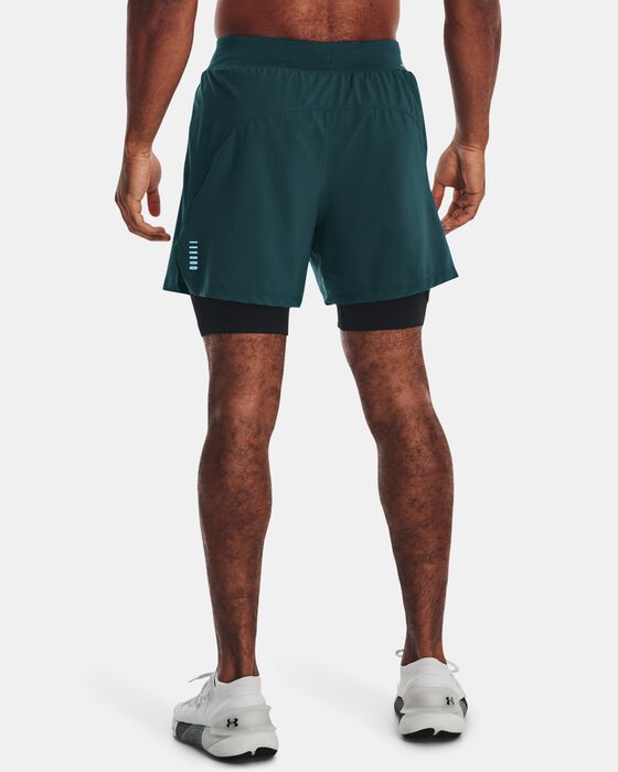 Under Armour Men's UA Iso-Chill Run 2-in-1 Shorts Green in Dubai, UAE