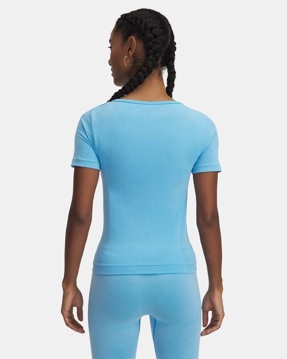 Women's UA Vanish Seamless Washed Short Sleeve image number 1