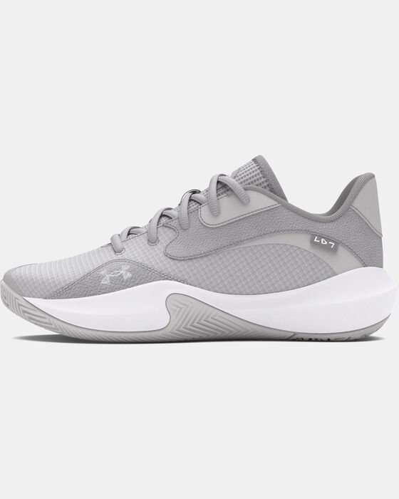 Unisex UA Lockdown 7 Low Basketball Shoes image number 5
