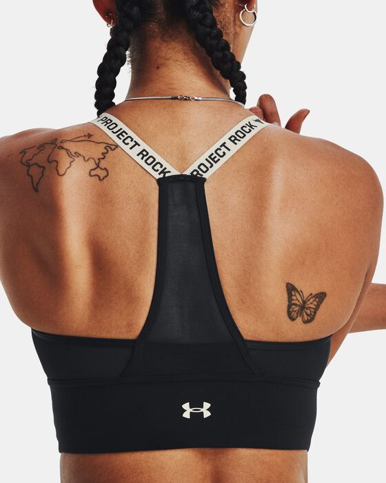 Women's Project Rock Infinity Mid Sports Bra image number 4