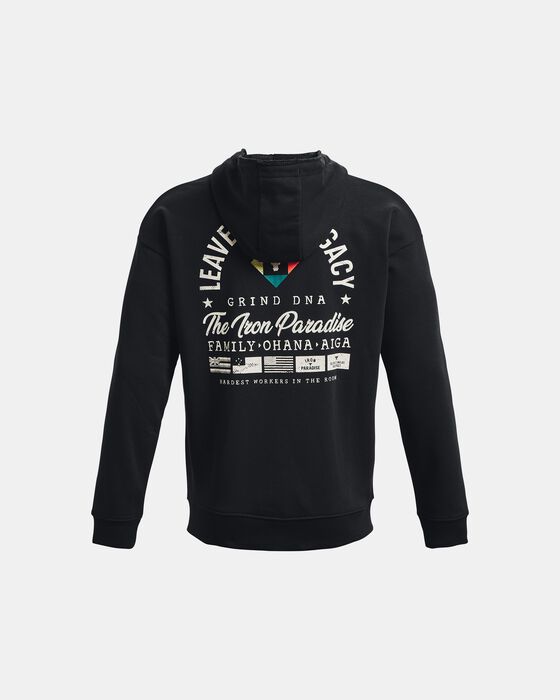 Men's Project Rock Heavyweight Terry Full-Zip image number 5
