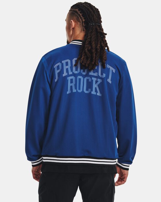 Men's Project Rock Mesh Varsity Jacket image number 1