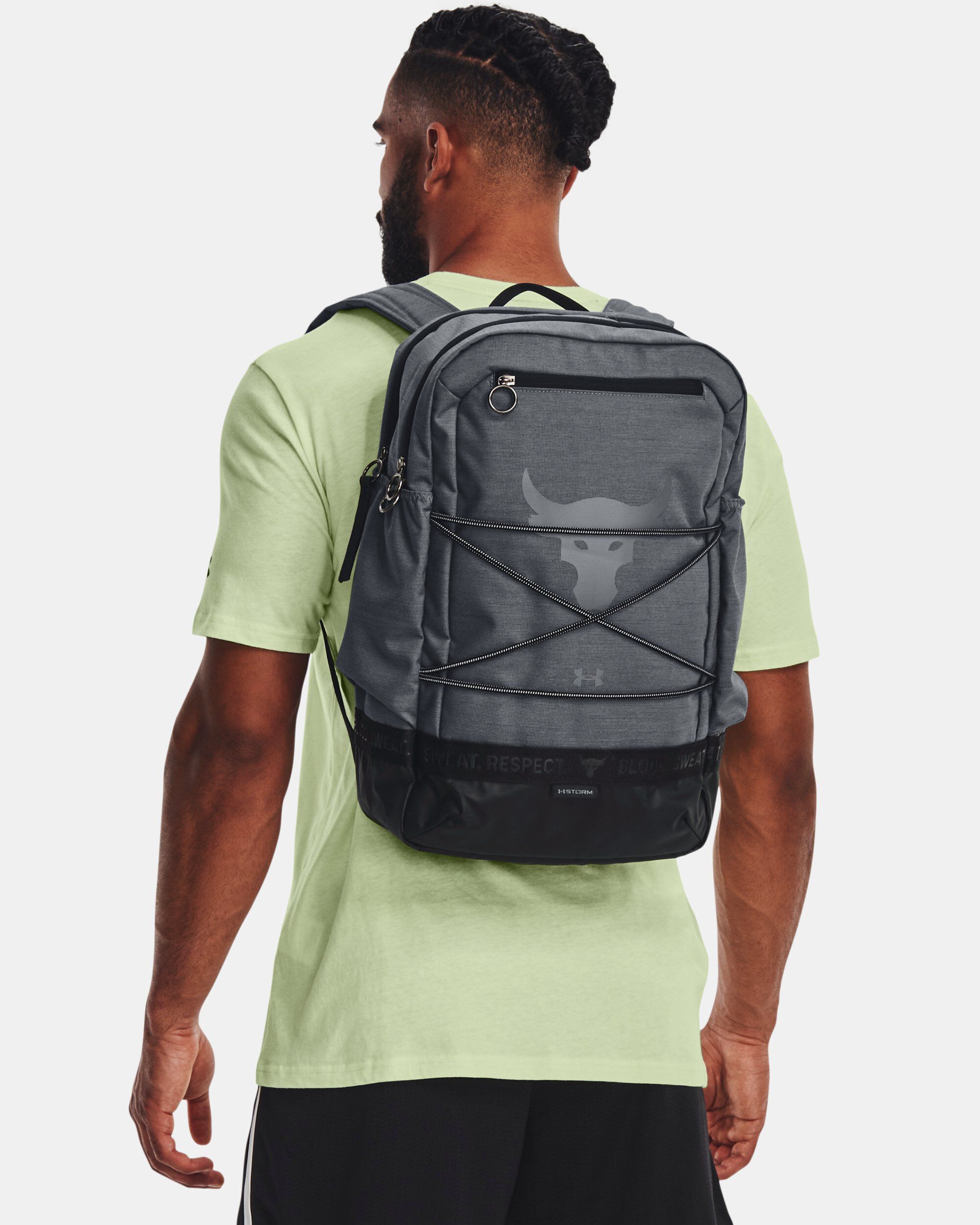 Buy Project Rock Brahma Backpack Black in Dubai UAE Under Armour
