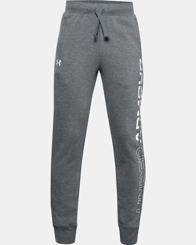 Boys' UA Rival Fleece Graphic Joggers