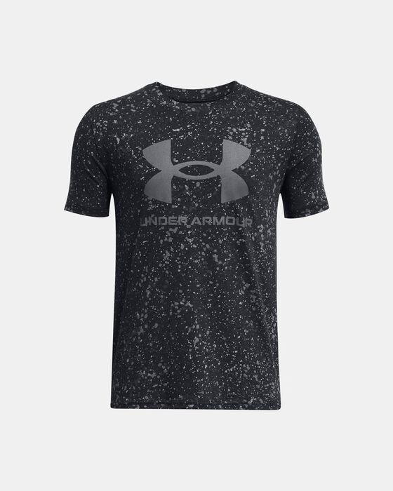 Boys' UA Sportstyle Logo Printed Short Sleeve image number 0