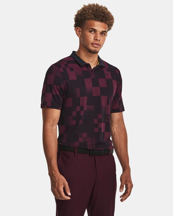 Men's Curry Printed Polo image number 0
