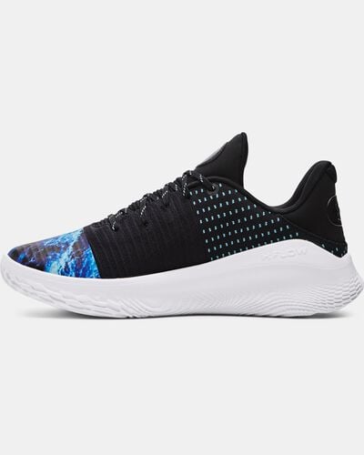 Unisex Curry 4 Low FloTro Bruce Lee 'Dark Water' Basketball Shoes
