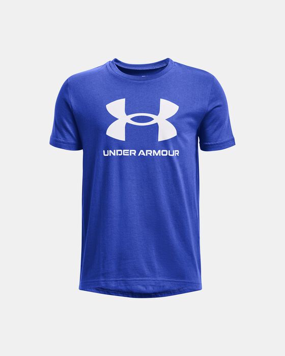 Boys' UA Sportstyle Logo Short Sleeve image number 0