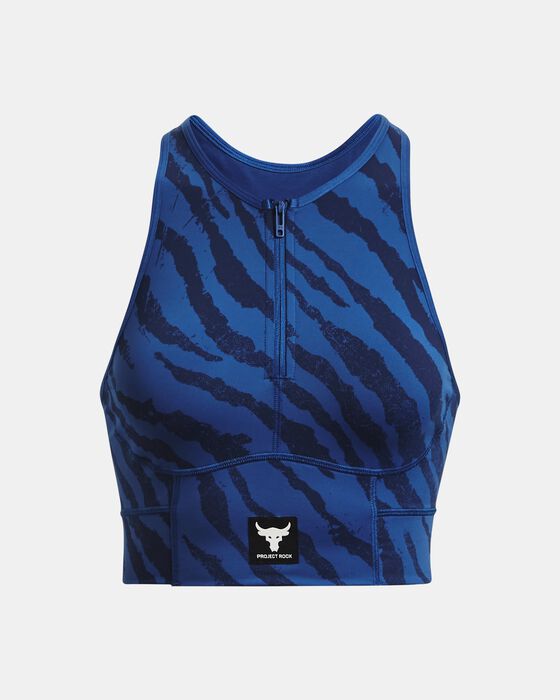 Women's Project Rock Meridian Zip Training Ground Printed Tank image number 4