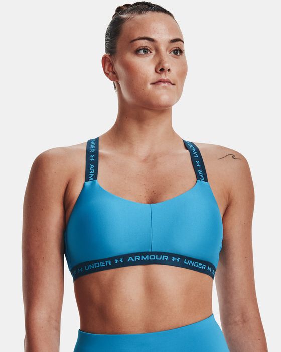 Women's UA Crossback Low Sports Bra image number 2