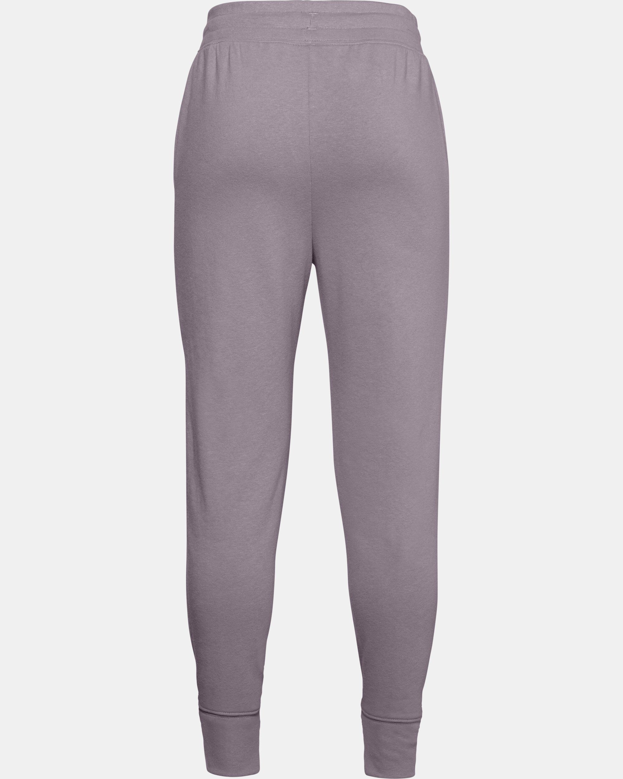 Buy Girls UA Rival Fleece Joggers Purple in Dubai UAE Under Armour