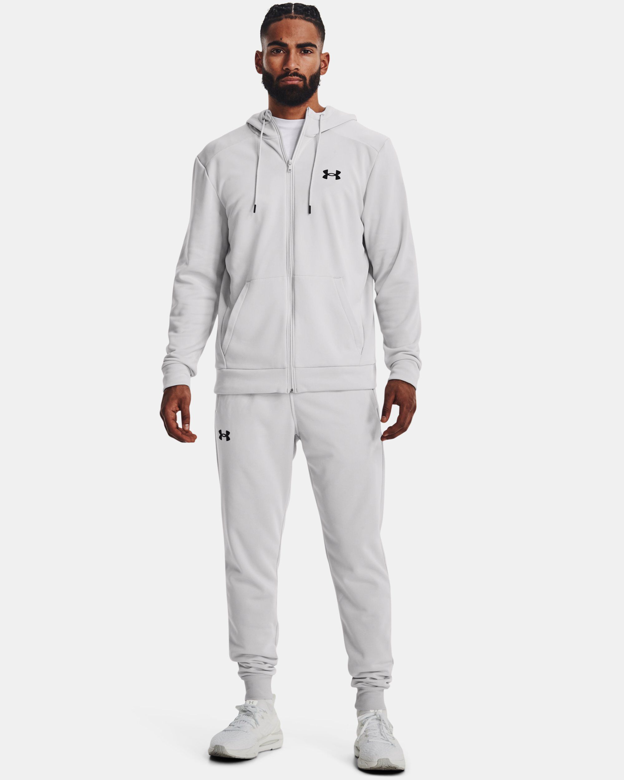 Buy UA Armour Fleece Joggers Grey in Dubai UAE Under Armour