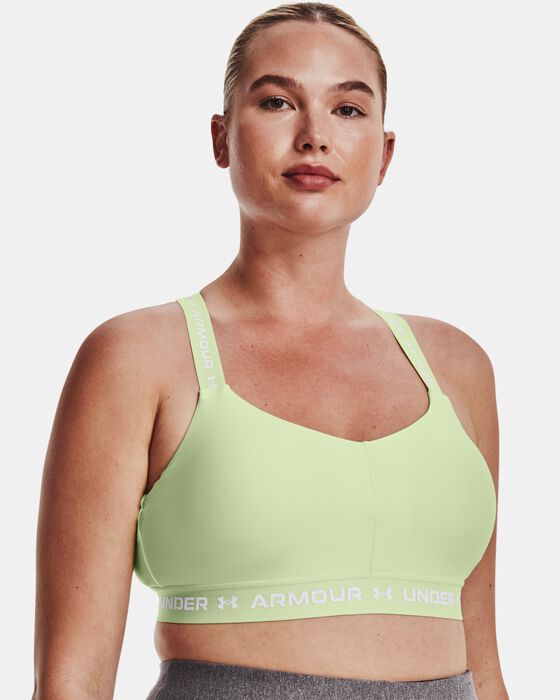 Women's UA Crossback Low Sports Bra image number 3