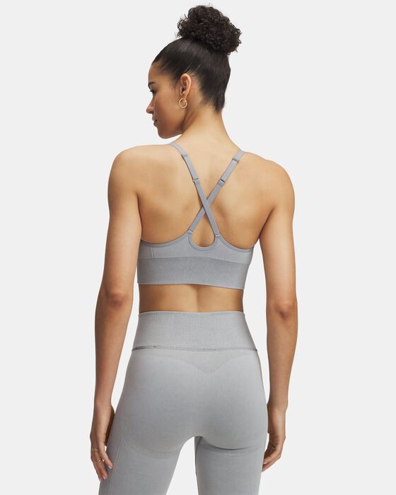 Women's UA Vanish Seamless Washed Low Sports Bra image number 1