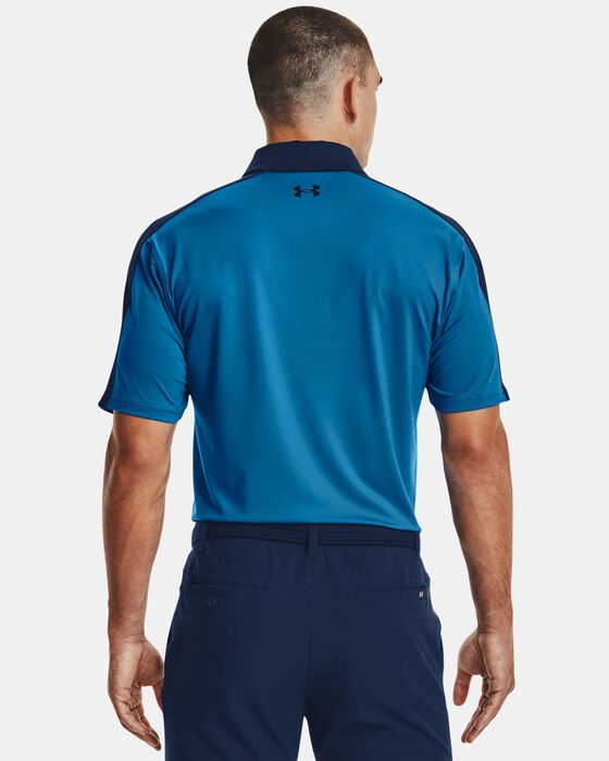 Men's UA T2G Blocked Polo image number 1