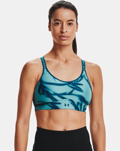 Women's UA Infinity Mid Printed Sports Bra
