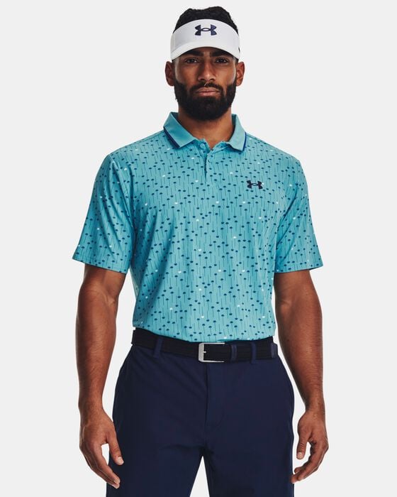 Under Armour Iso Chill Edge Golf Polo Shirt - Blue Mirage Under Armour Iso Chill Edge Golf Polo Shirt - Blue Mirage