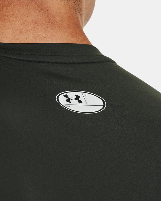 Men's HeatGear® Armour Fitted Long Sleeve image number 3