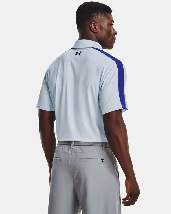 Men's UA T2G Blocked Polo image number 1