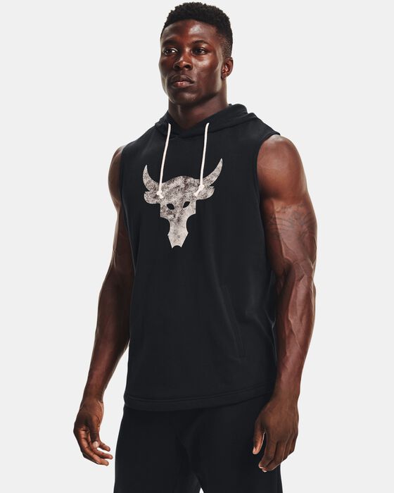 Men's Project Rock Terry Sleeveless Hoodie image number 0