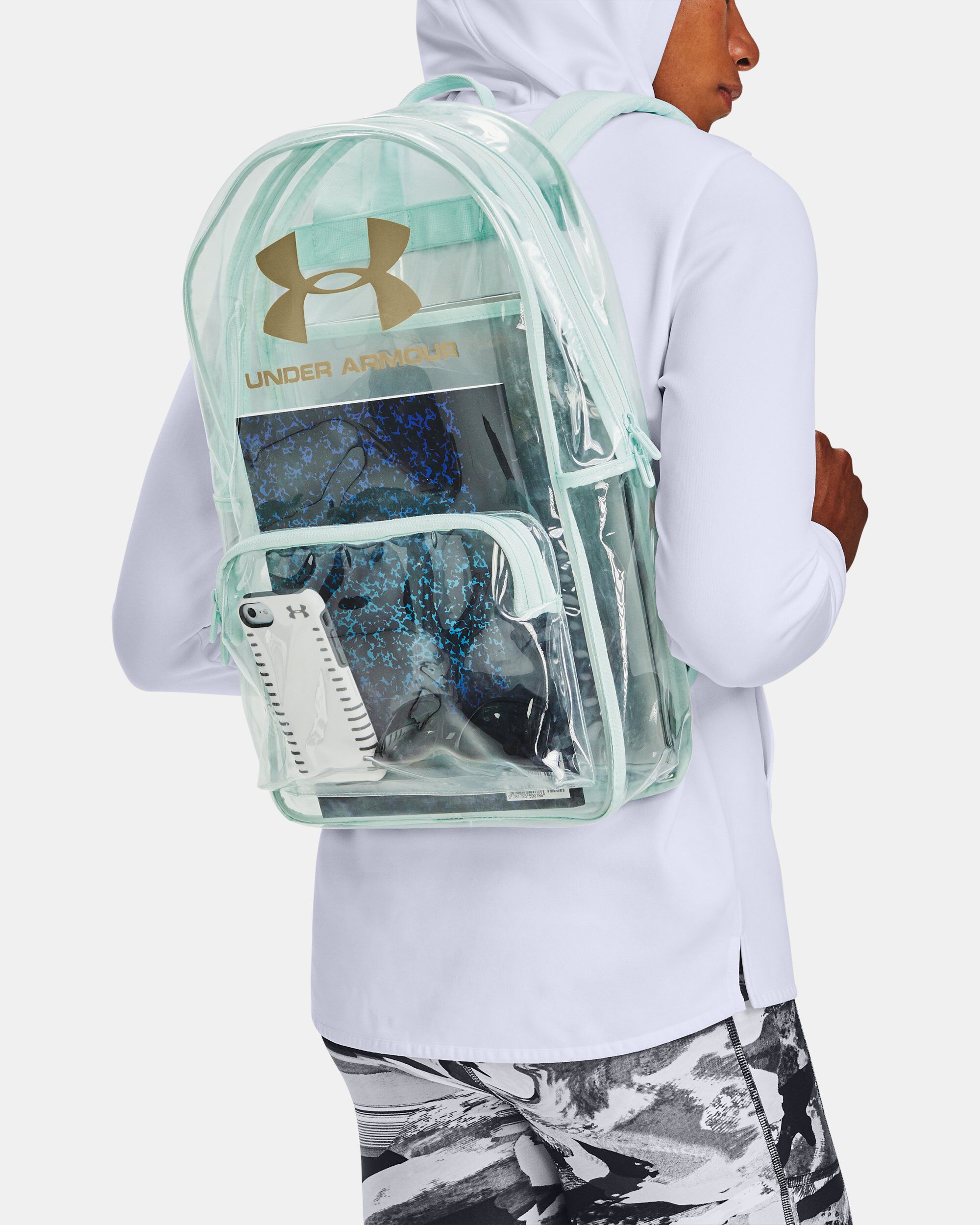 Under armour clear backpack deals