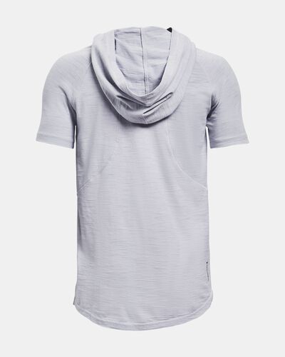 Boys' Project Rock Charged Cotton® Short Sleeve Hoodie