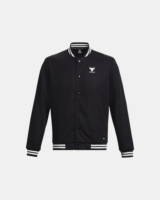 Men's Project Rock Mesh Varsity Jacket image number 6