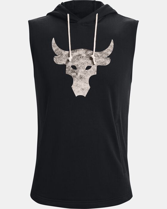 Men's Project Rock Terry Sleeveless Hoodie image number 4