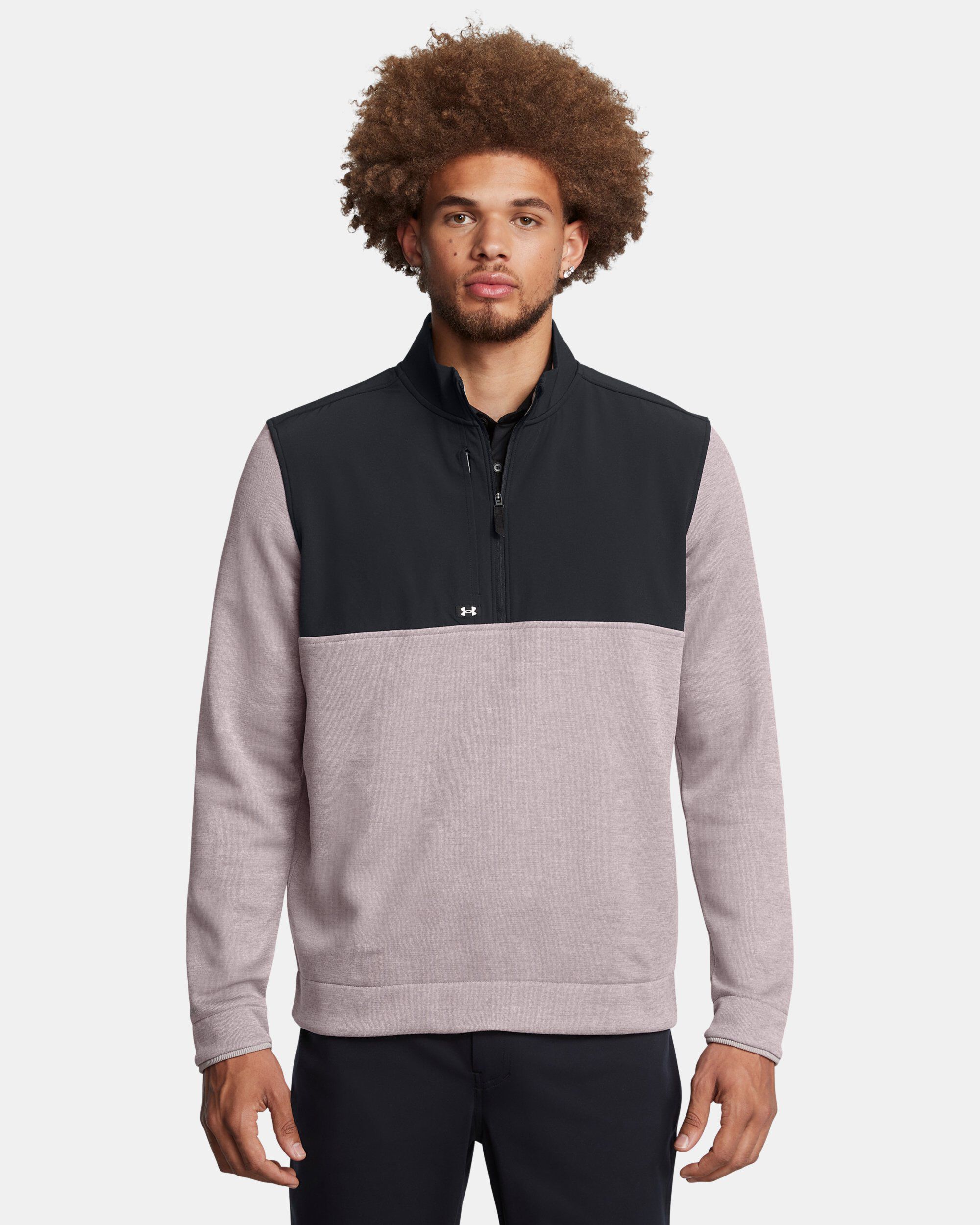 Buy Men s UA Drive Storm SweaterFleece Zip Grey in Dubai UAE Under Armour