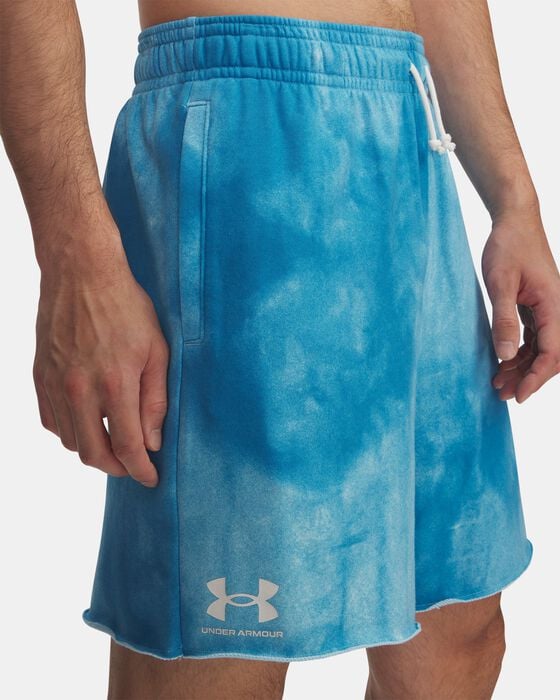 Men's UA Rival Terry Printed 8" Shorts Men's UA Rival Terry Printed 8" Shorts image number 3