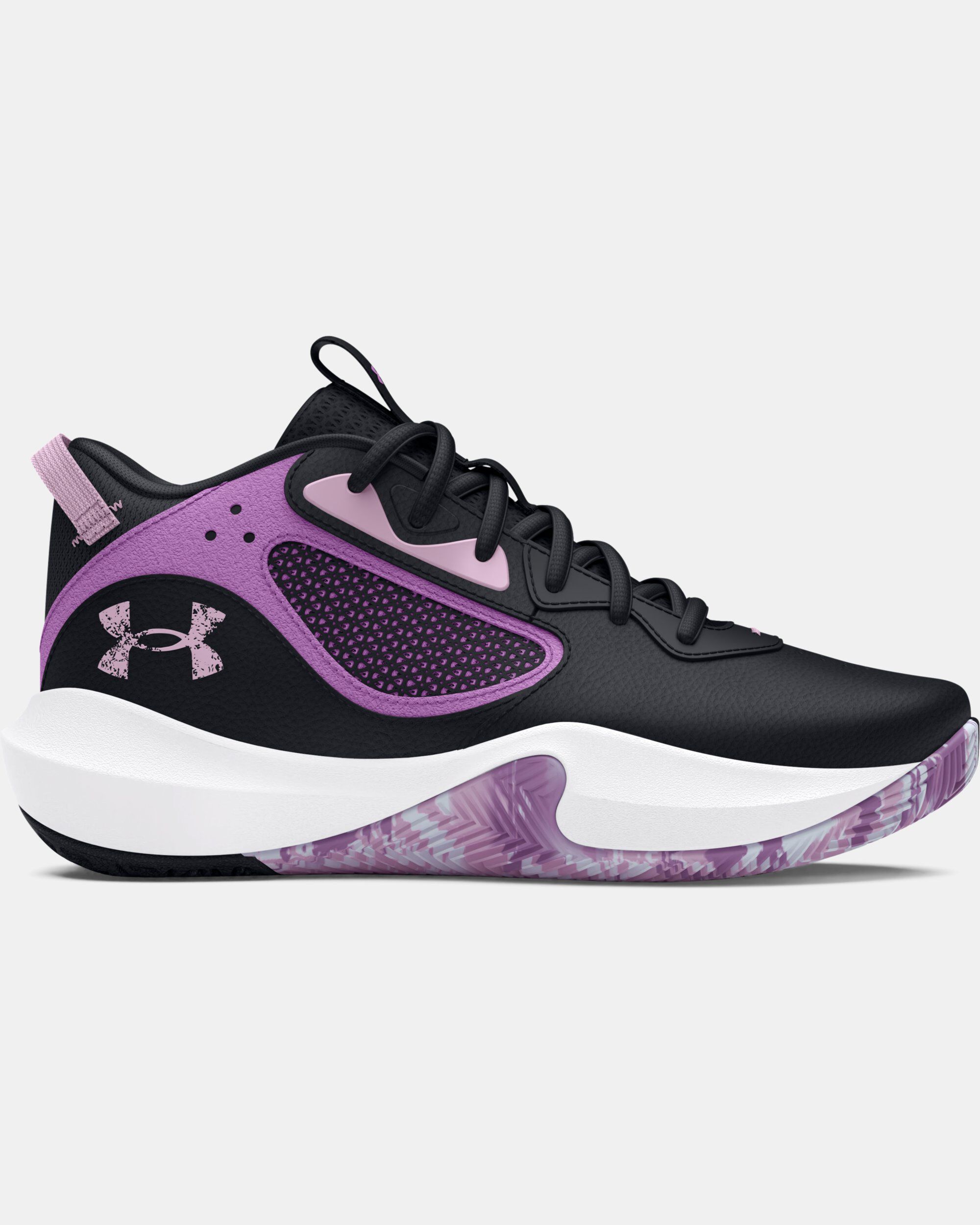 Grade School UA Lockdown 6 Basketball Shoes