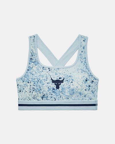 Women's Project Rock Printed Crossback Sports Bra