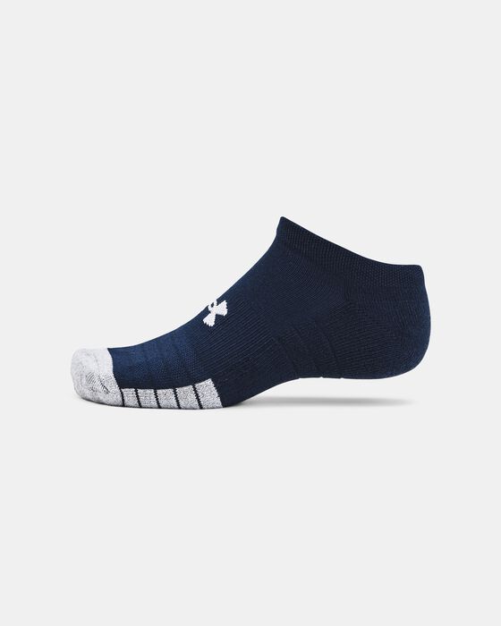 Adult HeatGear® No Show Socks 3-Pack image number 3