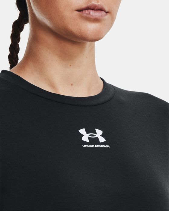 Women's UA Rival Terry Crew image number 3