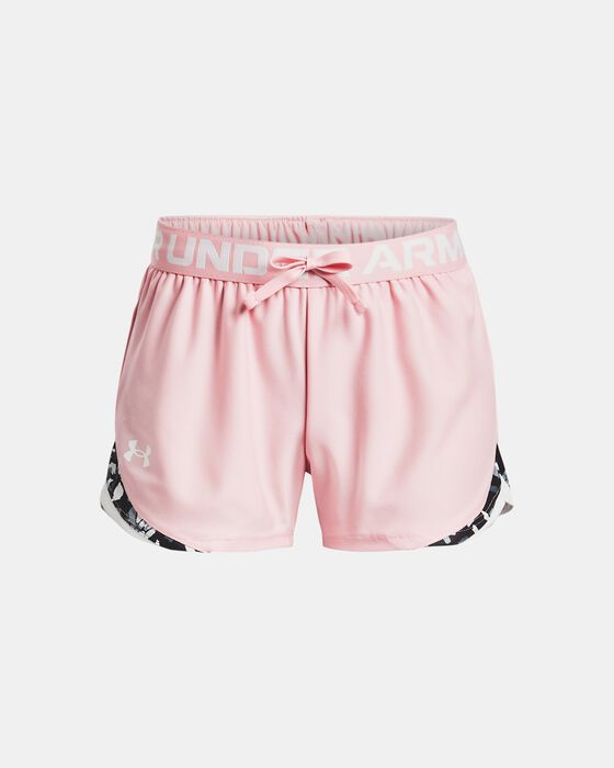 Girls' UA Play Up Tri-Color Shorts image number 0