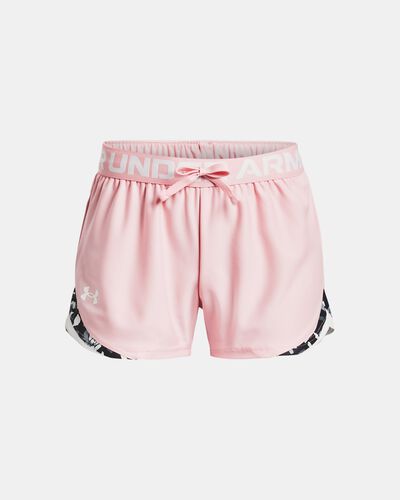 Girls' UA Play Up Tri-Color Shorts