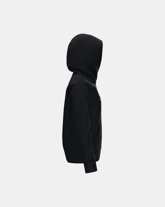 Girls' UA Rival Fleece Logo Hoodie image number 4