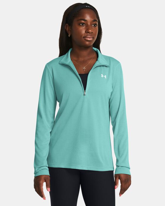 Women's UA Tech™ Textured ™½ Zip image number 0