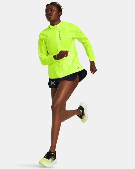 Women's UA OutRun The Storm Jacket image number 2